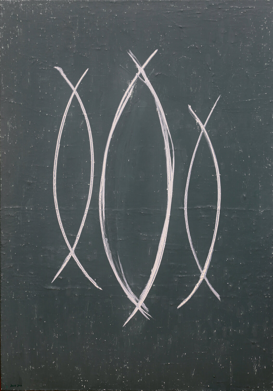 Shapes of Presence II David Drain Original painting for sale