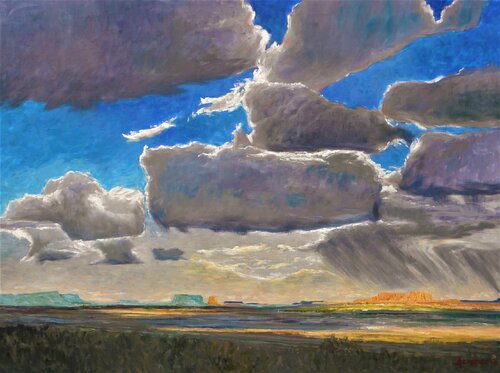 Navajo Country, Arizona de Francis Azzopardi, Pintura a la venta en Singulart