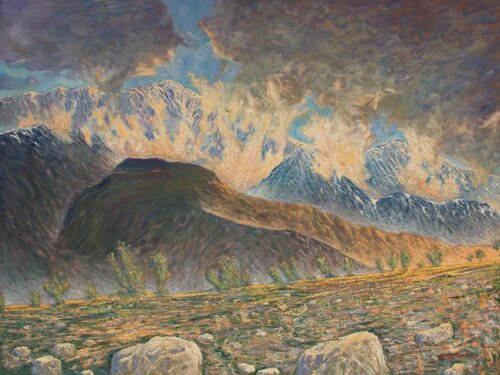 WINTER IN PALM SPRINGS de Francis Azzopardi, Pintura a la venta en Singulart