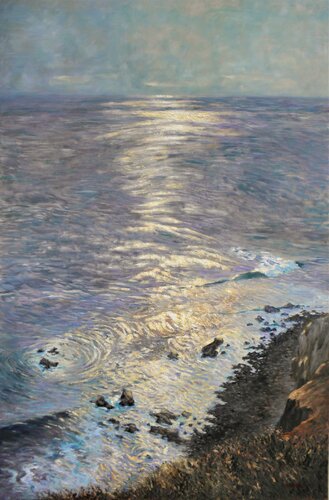 The Marbled Pacific par Francis Azzopardi, Peinture en vente sur Singulart