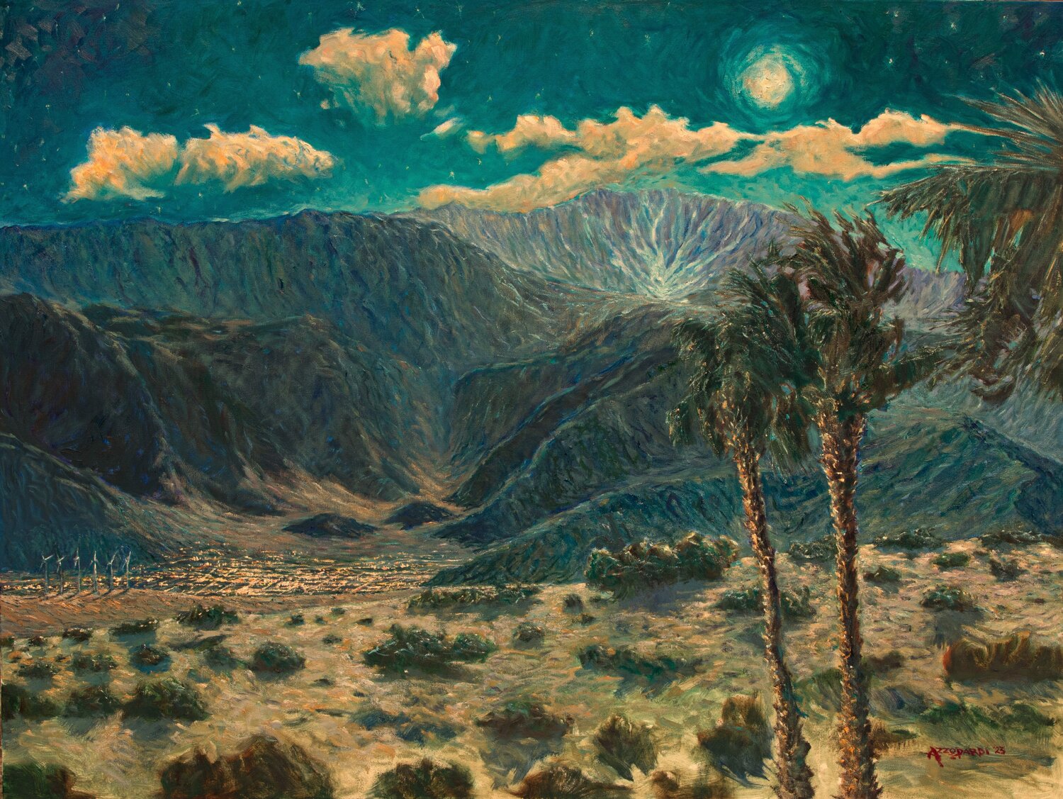 MOON OVER PALM SPRINGS Francis Azzopardi