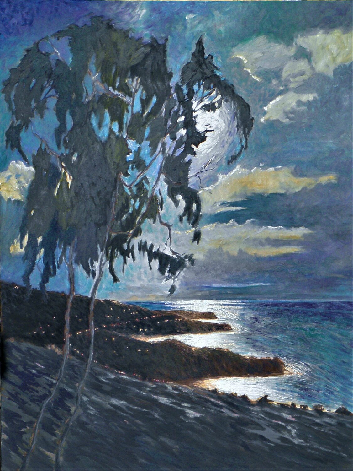 Moon over Palos Verdes Francis Azzopardi