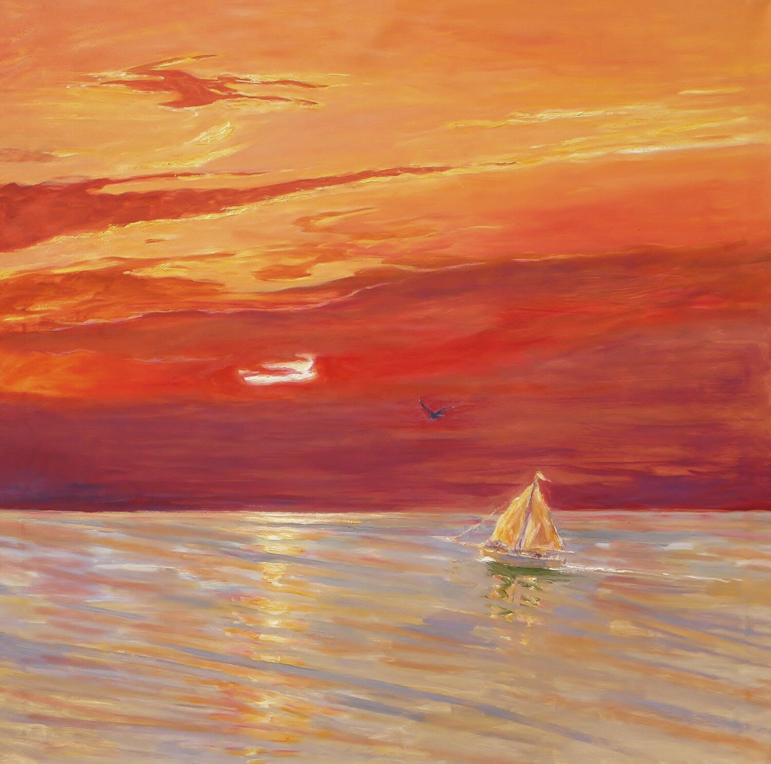 Heading home at sunset Francis Azzopardi