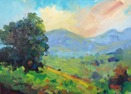Maleny Views Across The Valley by Rod Moore, Painting for Sale on Singulart