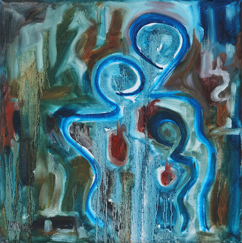 The Shape Beneath by Katrina Case, 油畫 for Sale on Singulart