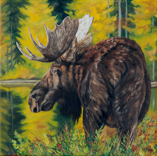 Evening Reflections by Katrina Case, 油畫 for Sale on Singulart