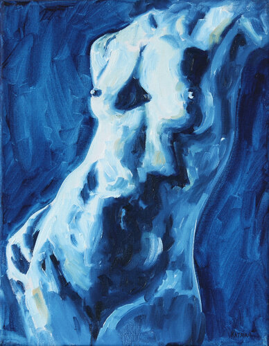 Blue di Katrina Case, Pittura in vendita su Singulart