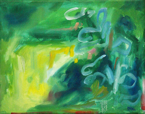 Bloom Where You Fall by Katrina Case, 油畫 for Sale on Singulart