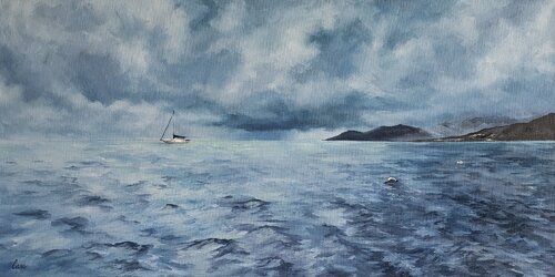 Upon Stormy Seas by Katrina Case, 油畫 for Sale on Singulart