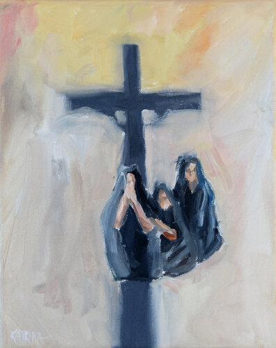In the Shadow of His Cross by Katrina Case, 회화 for Sale on Singulart