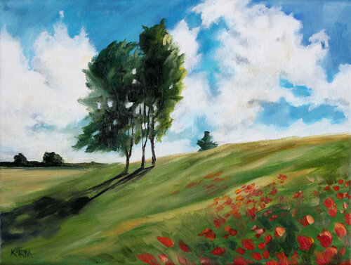 Field of Remembrance de Katrina Case, Pintura a la venta en Singulart