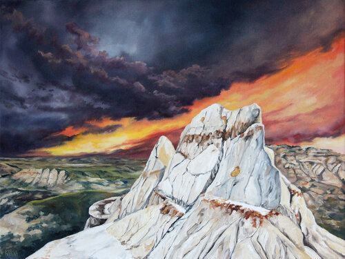 Fiery Sky by Katrina Case, Painting for Sale on Singulart