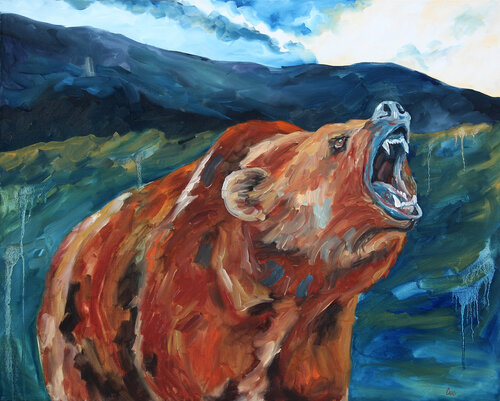 Intimidation by Katrina Case, 油畫 for Sale on Singulart