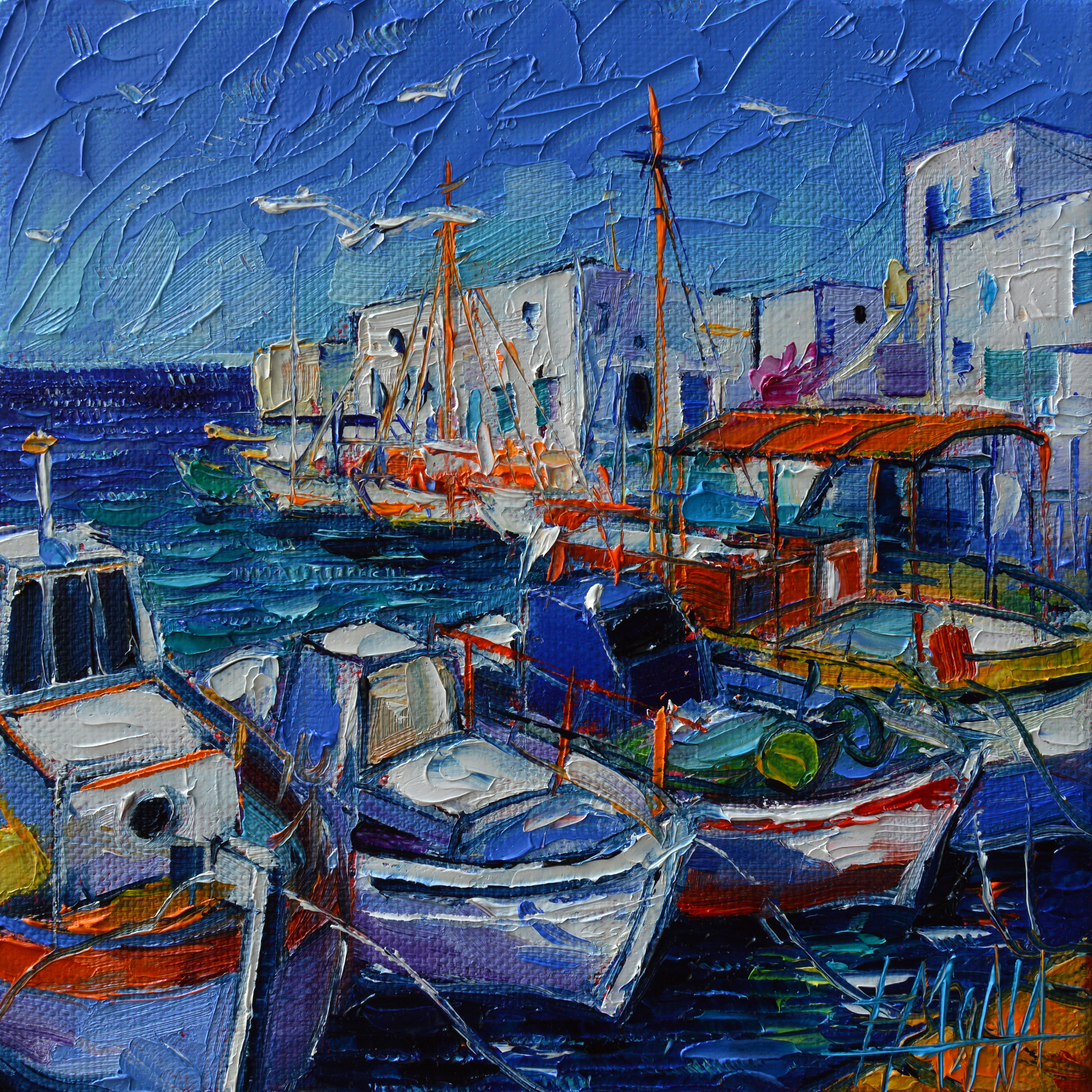 OLD PORT OF NAOUSSA - PAROS ISLAND GREECE