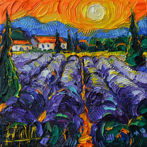 MEMORIES OF PROVENCE van Mona Edulesco, Schilderij te koop op Singulart