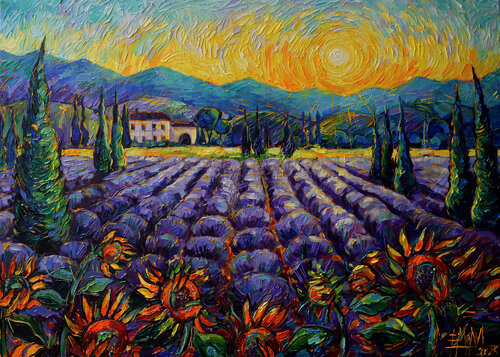 LAVENDER FIELDS FOREVER - Provence souvenir Mona Edulesco