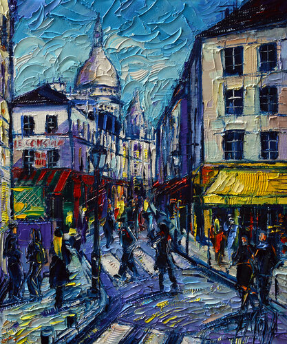 MONTMARTRE MAGIC di Mona Edulesco, Pittura in vendita su Singulart