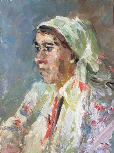 Portrait of a Girl von Artem Brazhnik, Malerei kaufen auf Singulart