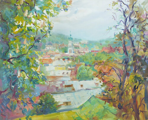 Spring par Artem Brazhnik, Peinture en vente sur Singulart