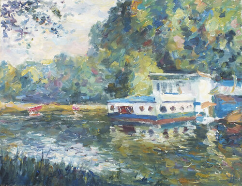 Restaurant di Artem Brazhnik, Pittura in vendita su Singulart