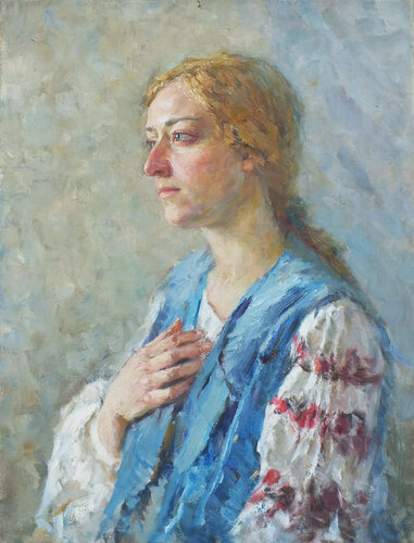 Portrait of a Girl von Artem Brazhnik, Malerei kaufen auf Singulart