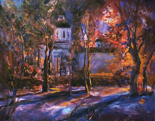 Spring Night by Artem Brazhnik, Painting for Sale on Singulart