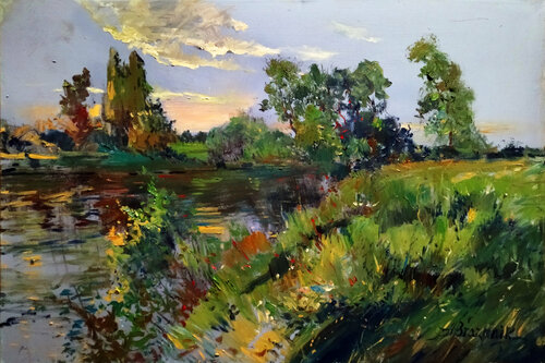 Summer par Artem Brazhnik, Peinture en vente sur Singulart