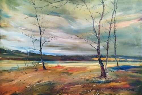 Landscape par Artem Brazhnik, Peinture en vente sur Singulart