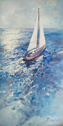 Sailing par Artem Brazhnik, Peinture en vente sur Singulart