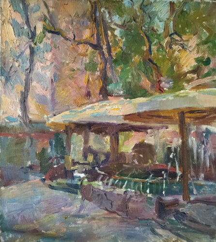 Cafe de Artem Brazhnik, Pintura a la venta en Singulart