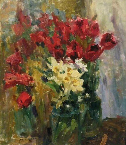 Flowers di Artem Brazhnik, Pittura in vendita su Singulart