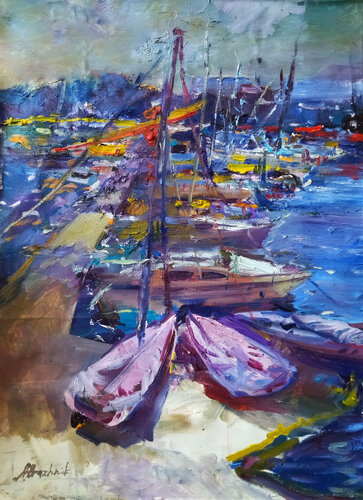 Evening di Artem Brazhnik, Pittura in vendita su Singulart