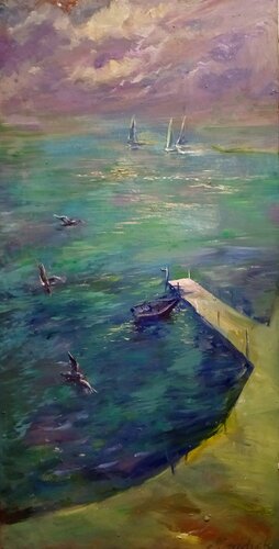 Silence par Artem Brazhnik, Peinture en vente sur Singulart