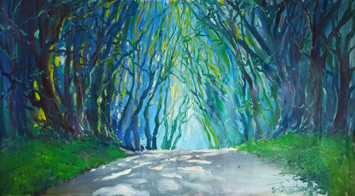 Forest par Artem Brazhnik, Peinture en vente sur Singulart