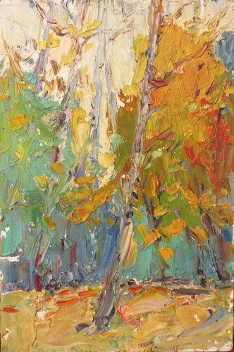 Autumn landscape von Artem Brazhnik, Malerei kaufen auf Singulart