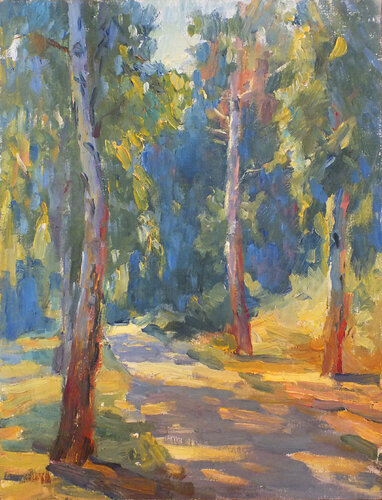 Autumn landscape by Artem Brazhnik, Painting for Sale on Singulart