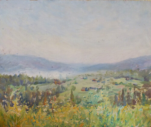 Mountains di Artem Brazhnik, Pittura in vendita su Singulart