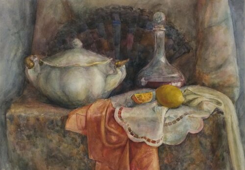 Still Life par Artem Brazhnik, Œuvre sur papier en vente sur Singulart