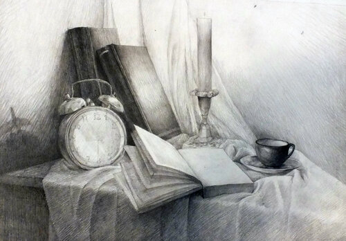 Still Life di Artem Brazhnik, Disegno in vendita su Singulart