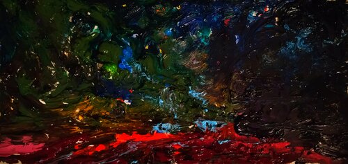 Starry night di Artem Brazhnik, Pittura in vendita su Singulart