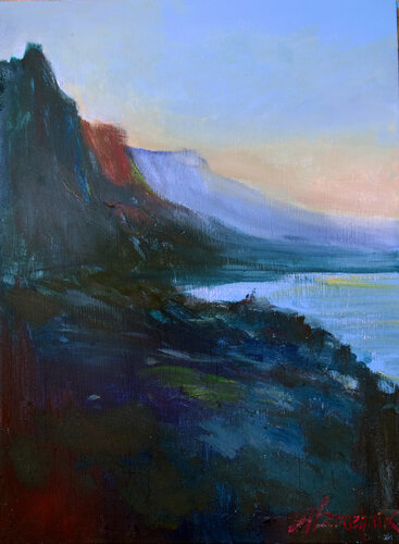 Evening by Artem Brazhnik, Painting for Sale on Singulart