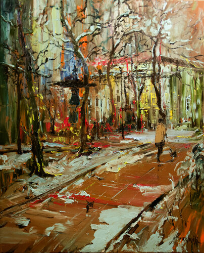 Winter di Artem Brazhnik, Pittura in vendita su Singulart
