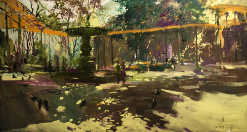 Sunny day di Artem Brazhnik, Pittura in vendita su Singulart