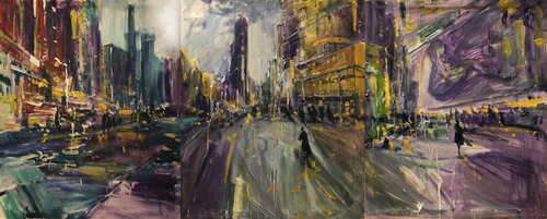 New York by Artem Brazhnik, Painting for Sale on Singulart