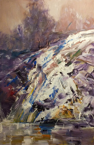 Waterfall von Artem Brazhnik, Malerei kaufen auf Singulart