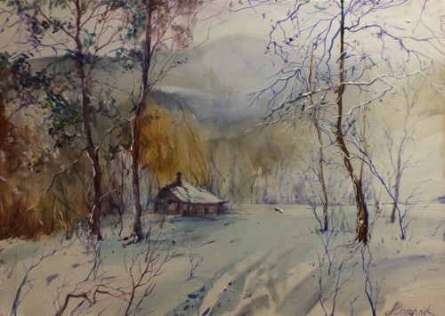 Winter de Artem Brazhnik, Pintura a la venta en Singulart