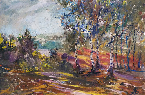 Rain de Artem Brazhnik, Pintura a la venta en Singulart