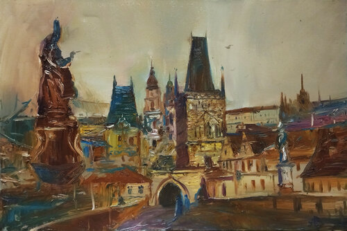 Prague de Artem Brazhnik, Pintura a la venta en Singulart