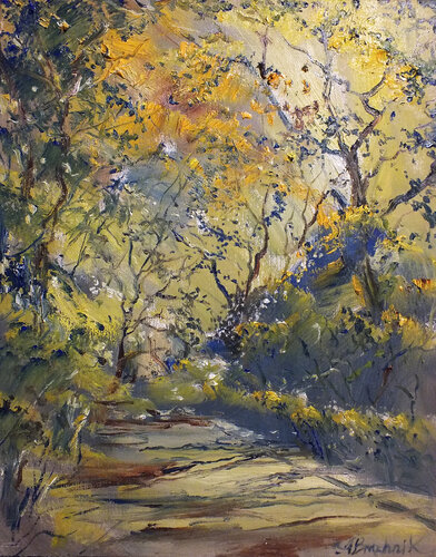 Autumn mood par Artem Brazhnik, Peinture en vente sur Singulart