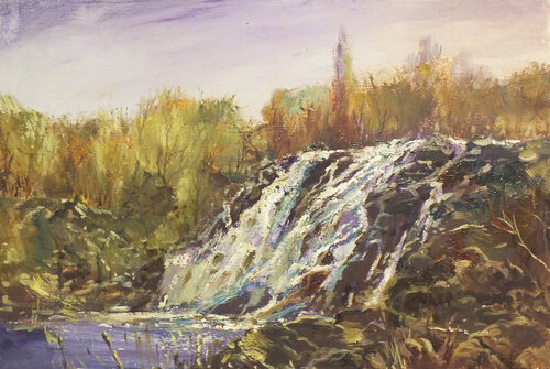 Waterfall von Artem Brazhnik, Malerei kaufen auf Singulart
